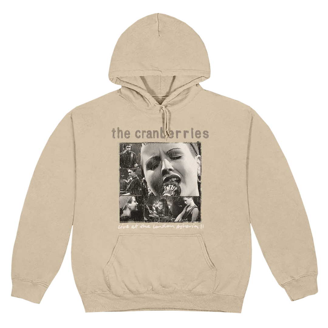The Cranberries - Live At The London Astoria Tan Hoodie Front
