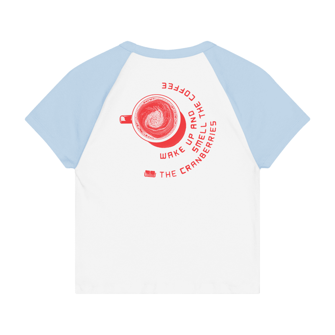 Wake Up and Smell the Coffee Raglan Baby Tee-2