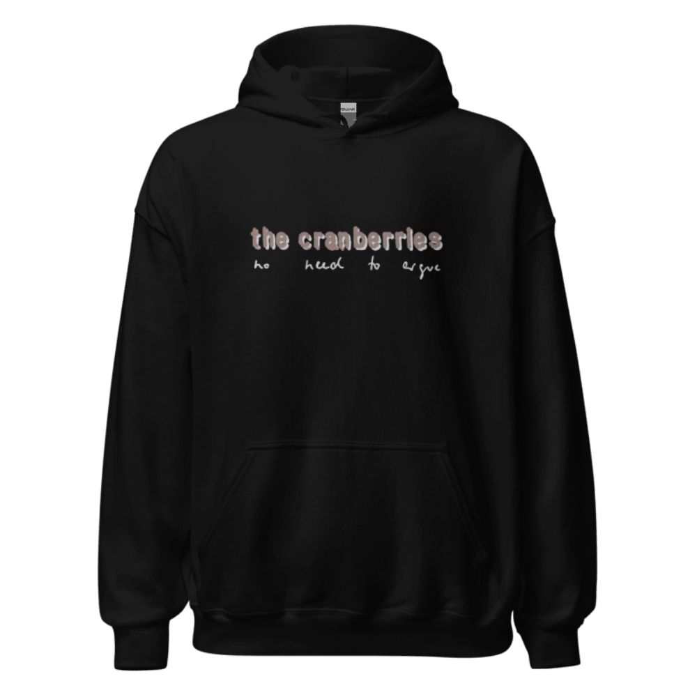 The Cranberries No Need to Argue Black Pullover Hoodie